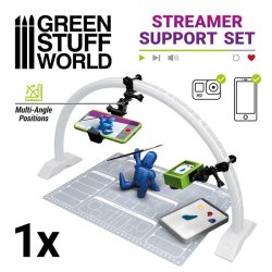 画像2: グリーンスタッフワールド[GSWD-11216]アーチ型LEDデスクライト専用ストリーマーサポートマウントセット ボディーカラー：ブラック