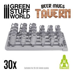 画像2: グリーンスタッフワールド[GSWD-11220]酒場のビールジョッキセット(30個入)