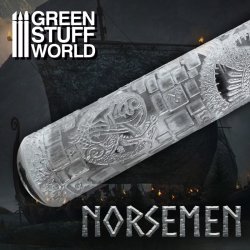 画像1: グリーンスタッフワールド[GSW-3410]ローリングピン 古代スカンディナヴィア