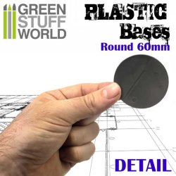 画像3: グリーンスタッフワールド[GSWD-11274]プラスチックディスプレイベース 円形型 60mm径