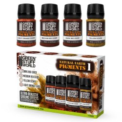 画像1: グリーンスタッフワールド[GSWD-11281]Natural Earth pigments Set 30ml - No. 1