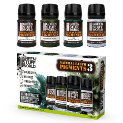 画像1: グリーンスタッフワールド[GSWD-11283]Natural Earth pigments Set 30ml - No. 3