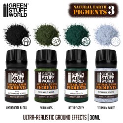 画像2: グリーンスタッフワールド[GSWD-11283]Natural Earth pigments Set 30ml - No. 3