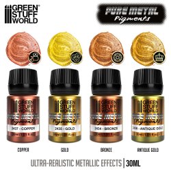 画像2: グリーンスタッフワールド[GSWD-11290]ピュアメタリックピグメントセット（30ml）