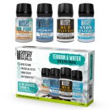 グリーンスタッフワールド[GSWD-11291]アクアティック（水）テクスチャーペーストセット 30ml