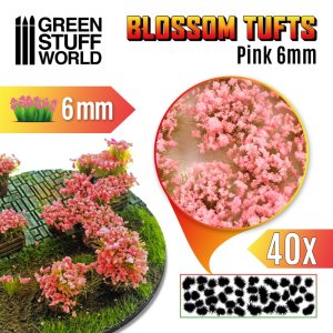 画像1: グリーンスタッフワールド[GSWD-11336]ジオラマ素材　ピンクの花　6mm (1)