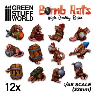 グリーンスタッフワールド[GSWD-3510]ジオラマアクセサリー 爆弾ネズミセット