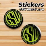 グリーンスタッフワールド[GSWD-3539]GSW　サークルロゴステッカー