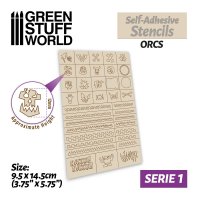 グリーンスタッフワールド[GSWD-11465]ステンシルシート オークパターン
