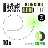 グリーンスタッフワールド[GSWD-3651]電飾基材 点滅式LED グリーンカラー2mm