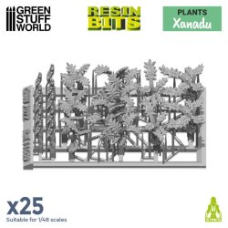 画像2: グリーンスタッフワールド[GSWD-11609]ジオラマアクセサリー 3Dプリントセット フィロデンドロン・ザナドゥ(25個入)