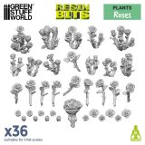 グリーンスタッフワールド[GSWD-11617]3Dプリントセット - バラ