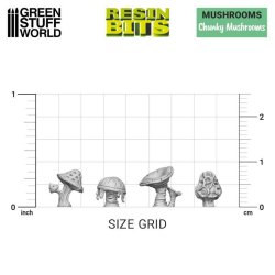 画像3: グリーンスタッフワールド[GSWD-11621]ジオラマアクセサリー 3Dプリントセット 肉厚キノコ(22個入)