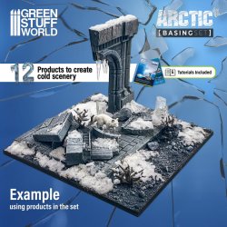 画像3: グリーンスタッフワールド[GSWD-11638]情景素材 ベーシングセット 寒冷地