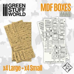 画像3: グリーンスタッフワールド[GSWD-11654]ジオラマアクセサリー 木製枠箱セット(8個入)