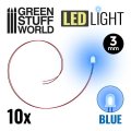 グリーンスタッフワールド[GSWD-3825]3mm LEDライト ブルー