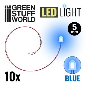 画像1: グリーンスタッフワールド[GSWD-3829]5mm LEDライト ブルー (1)