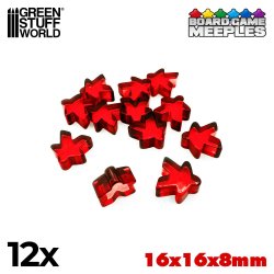 画像1: グリーンスタッフワールド[GSWD-4065]レッド ミープル 16×16×8mm
