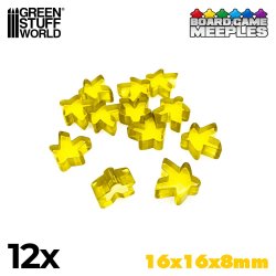 画像1: グリーンスタッフワールド[GSWD-4066]イエローミープル 16×16×8mm