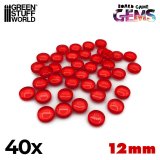 グリーンスタッフワールド[GSWD-4069］プラスチックジェム 12mm 　レッド