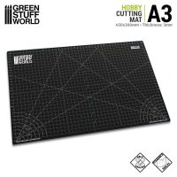 グリーンスタッフワールド[GSWD-4135]折り畳みカッターマット A3　ブラック　