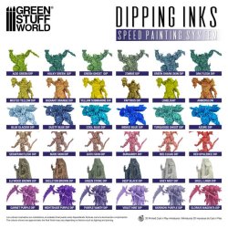 画像2: グリーンスタッフワールド[GSWC-4225]ディッピングインク スケルトンブラウン17ml