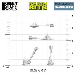 画像3: グリーンスタッフワールド[GSWD-12243]3Dプリントセット -火矢