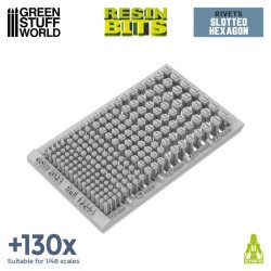 画像2: グリーンスタッフワールド[GSWD-12244]汎用 3Dプリントセット マイクロリベット6角リベット(130個以上入)