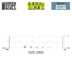 画像3: グリーンスタッフワールド[GSWD-12244]汎用 3Dプリントセット マイクロリベット6角リベット(130個以上入)