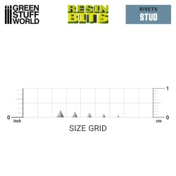 画像3: グリーンスタッフワールド[GSWD-12246]汎用 3Dプリントセット マイクロリベット スタッド（鋲）リベット(130個以上入)