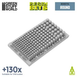 画像2: グリーンスタッフワールド[GSWD-12247]汎用 3Dプリントセット マイクロリベット 丸リベット(130個以上入)