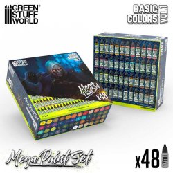 画像1: グリーンスタッフワールド[GSWC-12259]ベーシックメガペイントセット - Vol. 1(48本入)