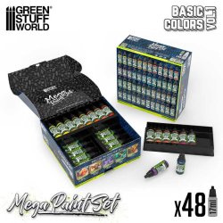 画像3: グリーンスタッフワールド[GSWC-12259]ベーシックメガペイントセット - Vol. 1(48本入)