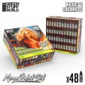 グリーンスタッフワールド[GSWC-12260]ベーシックメガペイントセット - Vol. 2(48本入)