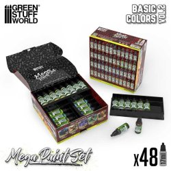 画像4: グリーンスタッフワールド[GSWC-12260]ベーシックメガペイントセット - Vol. 2(48本入)