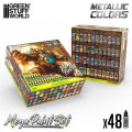グリーンスタッフワールド[GSWC-12261]メタリックメガペイントセット(48本入)