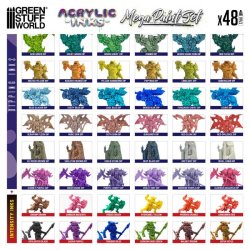 画像3: グリーンスタッフワールド[GSWC-12263]ディッピングインク メガペイントセット(48本入)