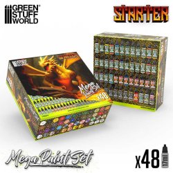 画像4: グリーンスタッフワールド[GSWC-12264]スターターメガペイントセット(48本入)