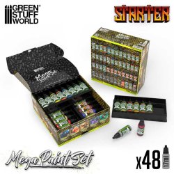 画像3: グリーンスタッフワールド[GSWC-12264]スターターメガペイントセット(48本入)