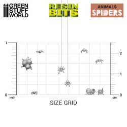 画像3: グリーンスタッフワールド[GSWD-12296]ジオラマアクセサリー 3Dプリントセット クモ(40個入)