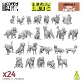 グリーンスタッフワールド[GSWD-12303]3Dプリントセット - 小型犬