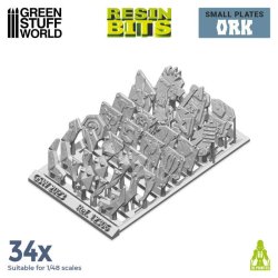 画像2: グリーンスタッフワールド[GSWD-12306]3Dプリントセット - 小さなオークプレート