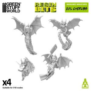 画像1: グリーンスタッフワールド[GSWD-12347]herubs 40k - Evil Cherubs (1)