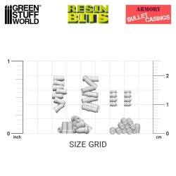 画像3: グリーンスタッフワールド[GSWD-12360]3Dプリントセット - 空薬莢