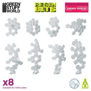画像1: グリーンスタッフワールド[GSWD-12365]3D printed set - Energy Shields (1)