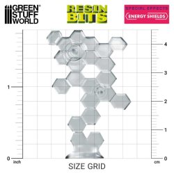 画像3: グリーンスタッフワールド[GSWD-12365]3Dプリントセット - エネルギーシールド 1:48　クリア
