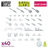 グリーンスタッフワールド[GSWD-12368]3Dプリントセット - 血飛沫エフェクト