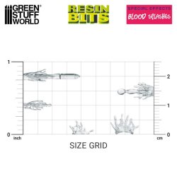 画像3: グリーンスタッフワールド[GSWD-12368]3Dプリントセット - 血飛沫エフェクト