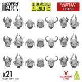 グリーンスタッフワールド[GSWD-12390]DakkaDakka - Knights of the Dark Side - Heads 1:48