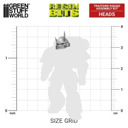 画像2: グリーンスタッフワールド[GSWD-12403]DakkaDakka - TRAITORS SQUAD - Chaos Heads 1:48